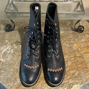 Vintage Laredo Lace-Up Cowboy Boots | Size 8 Women’s